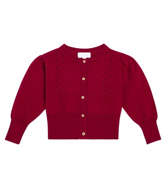 Francesca cotton-blend cardigan | C'era Una Volta