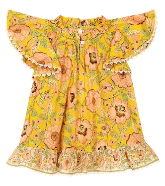 Junie floral cotton top | Zimmermann Kids