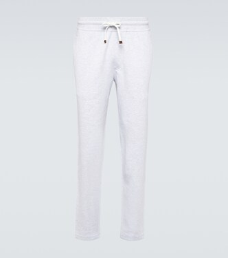 Cotton-blend sweatpants | Brunello Cucinelli