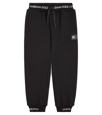Pantalones deportivos de algodón | Dolce&Gabbana Kids
