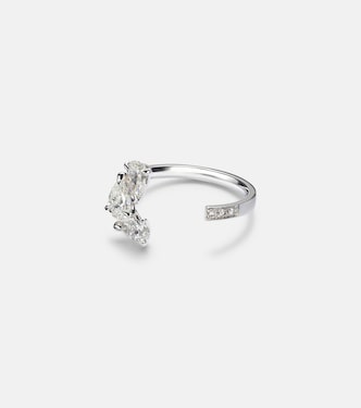 Anillo Serti Sur Vide de oro blanco de 18 ct con diamantes | Repossi