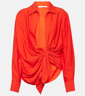 La Chemise Bahia gathered shirt | Jacquemus
