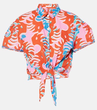 Printed cotton shirt | Poupette St Barth