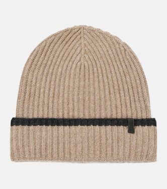 Ribbed-knit cashmere beanie | Brunello Cucinelli