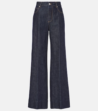 High-rise wide-leg jeans | Bottega Veneta
