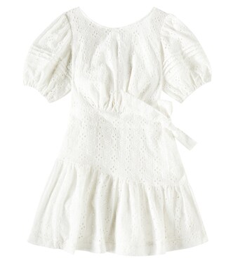 Chantal broderie anglaise cotton dress | Poupette St Barth Kids