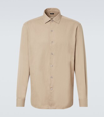 Cotton and wool denim shirt | Zegna