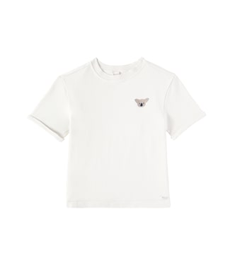 Jarne embroidered cotton T-shirt | Donsje