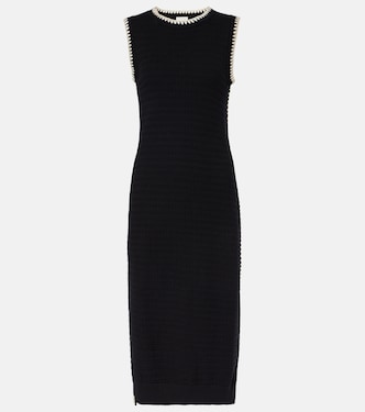 فستان ميدي من القطن Dwight | Varley