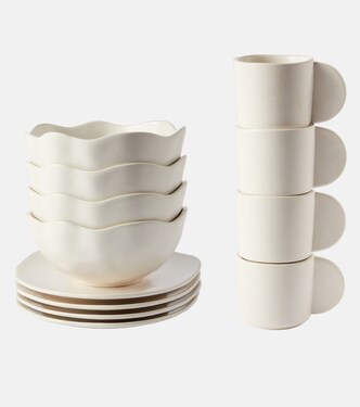 Native set of 4 stoneware cups, bowls, and plates | 101 Copenhagen