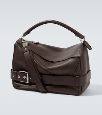 Puzzle Biker Large leather shoulder bag | Loewe