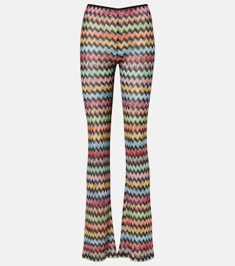 Zigzag lamé straight pants | Missoni