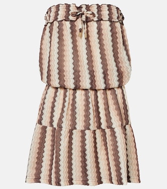 Isla strapless striped minidress | Melissa Odabash