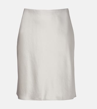 Barb satin miniskirt | Leset