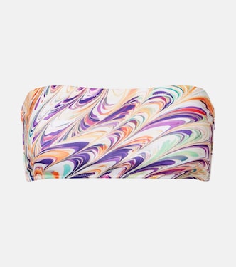 Bedrucktes Bikini-Oberteil Iris | Alexandra Miro