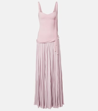 Ana crêpe and chiffon gown | Marmar Halim