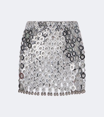 Chainmail embellished miniskirt | Rabanne