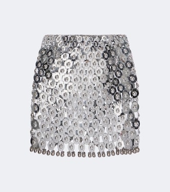 Chainmail embellished miniskirt | Rabanne