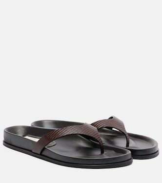 Sandalias de dedo de piel | Toteme