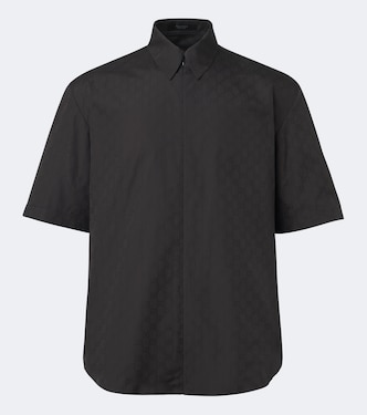 Camicia in popeline di cotone GG | Gucci