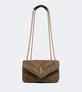 Loulou Mini suede shoulder bag | Saint Laurent