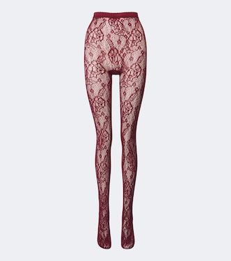 Infinite floral lace tights | Wolford