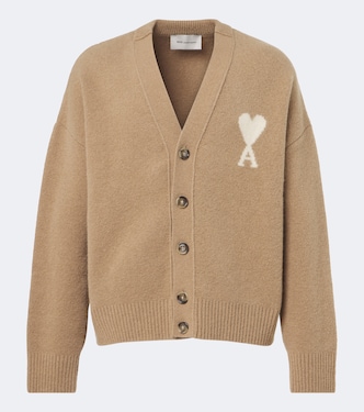 Ami de Cœur wool-blend cardigan | Ami Paris