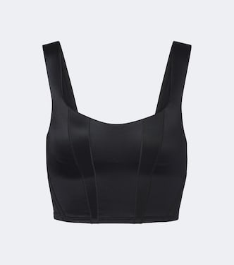Satin Shine sports bra | Skims