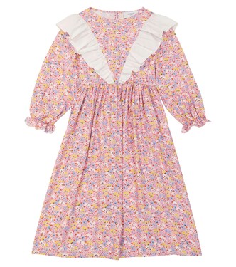 Donna ruffle-trimmed floral dress | Paade Mode