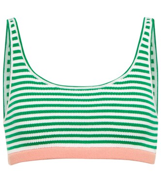 Tropez Rory cotton-blend sports bra | The Upside
