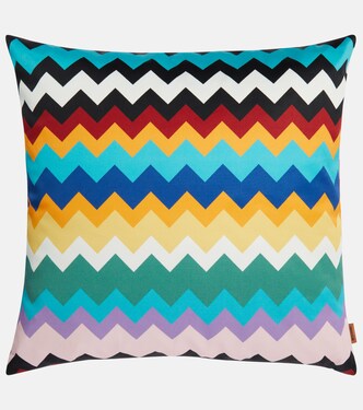Cyrus Zigzag cotton cushion | Missoni