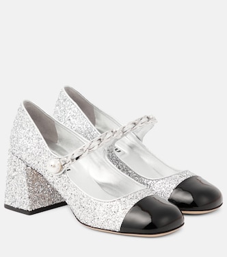 Glitter Mary Jane pumps | Miu Miu