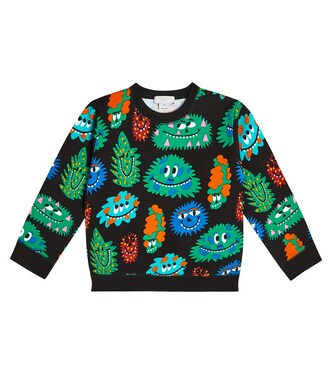 Printed cotton jersey sweatshirt | Stella McCartney Kids