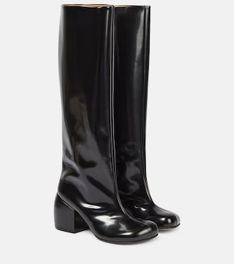 Leather knee-high boots | Dries Van Noten