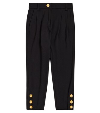 Embellished pleated pants | Balmain Kids