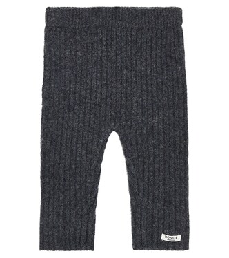 Baby Olle ribbed-knit wool leggings | Donsje