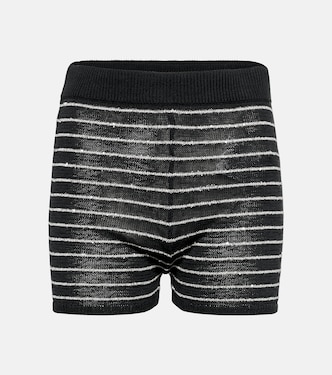 Knitted cotton shorts | Brunello Cucinelli