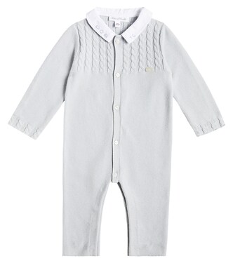 Baby cable-knit cotton onesie | Tartine et Chocolat