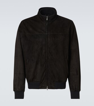 Suede bomber jacket | Thom Sweeney