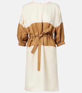 Vasto linen and silk sweater dress | Max Mara