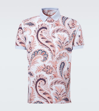 Polo in cotone con stampa paisley  | Etro