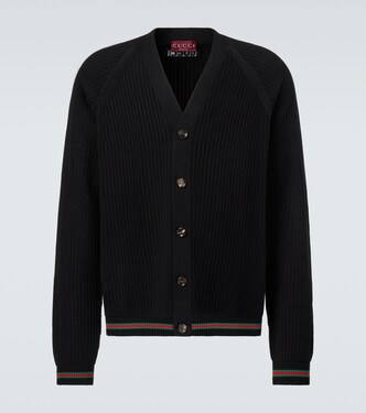 Cardigan Web Stripe aus Baumwolle | Gucci