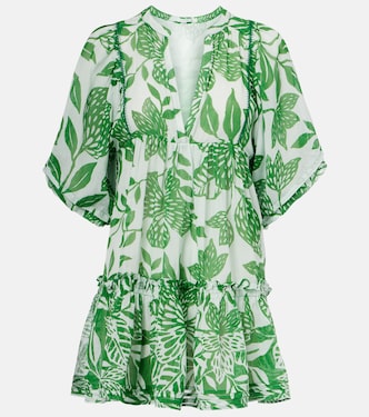 Aria floral cotton minidress | Poupette St Barth