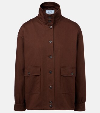 Veste oversize en coton | Prada