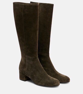 Joelle 45 suede knee-high boots | Gianvito Rossi