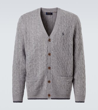 Cable-knit cashmere cardigan | Polo Ralph Lauren