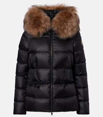 Boed shearling-trimmed down jacket | Moncler