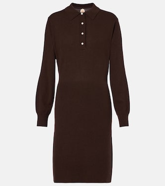 Knitted wool and cashmere polo dress | Jardin des Orangers