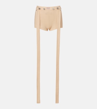 Ribbed-knit cotton shorts | Jean Paul Gaultier
