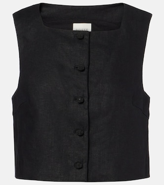 Rio linen crop top | Posse